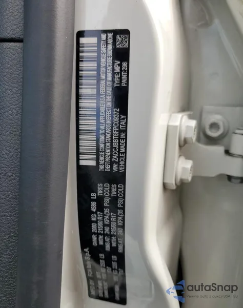 2015 Jeep Renegade Latitude from USA, damaged, VIN ZACCJBBT6FPC09372